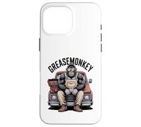 Greasemonkey Gorilla Retro Mechanic Garage Monkey Graphic Case for iPhone 16 Pro Max