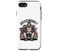 Greasemonkey Gorilla Retro Mechanic Garage Monkey Graphic Case for iPhone SE (2020) / 7/8