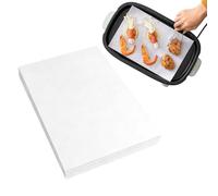 Greaseproof Paper, 100 Pcs White Baking Paper, 20×30cm Greaseproof Paper Sheets, Suitable for Kitchen Cooking, Pastry Making, Catering Services, Food Packaging, Baking, Sandwiches and Cheese