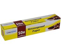 Greaseproof Paper 50M x 40cm Non-Stick Baking Paper for Fish, Chips, Food Wrapping (1)