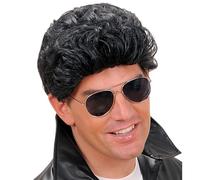 Greaser Black Wig for Hair Accessory Fancy Dress