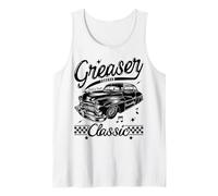 Greaser Forever 1950s Sock Hop Retro 50s Vintage Rockabilly Tank Top