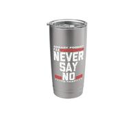 Greasy Foods Never Say No Stainless Steel Insulated Tumbler