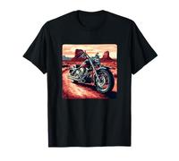 Great American Desert Costume with Patriotic Motorcycle T-Shirt