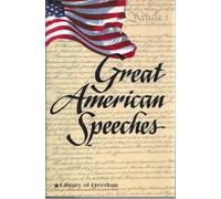 Great American Speeches (Library of Freedom)