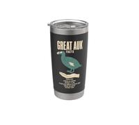 Great Auk Facts Ice Age Size Comparison Chart Stainless Steel Insulated Tumbler