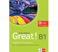Great! B1, 2nd edition - Hybride Ausgabe allango: Englisch für Erwachsene. Kurs- und Übungsbuch mit Audios und Videos inklusive Lizenzschlüssel allango (24 Monate)