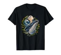 Great Baleen Whale at Moonlit Pearl Bay T-Shirt