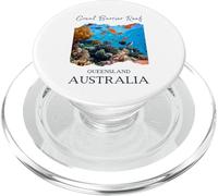 Great Barrier Reef Queensland Australia Souvenir Women Girls PopSockets PopGrip for MagSafe