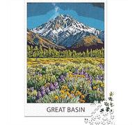 Great Basin Mountain Landscape 1000 Piece Jigsaw Puzzle, 70x50cm/1000pcs, for Adults, Puzzle Gift Idea, Evening Leisure And Year-Round Leisure
