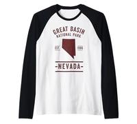 Great Basin National Park Nevada Est 1986 Raglan Baseball Tee