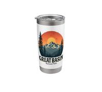 Great Basin National Park Sunset Mountains Stainless Steel Insulated Tumbler