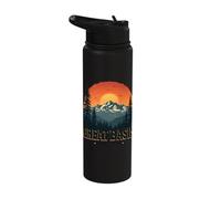 Great Basin National Park Sunset Mountains Stainless Steel Insulated Water Bottle