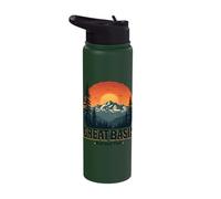 Great Basin National Park Sunset Mountains Stainless Steel Insulated Water Bottle