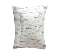 Great Bay Home Flannel Sheet Set King Size - 100% Turkish Cotton, Double-Brushed, Printed Bed Sheets - Ultra-Soft, Cozy, 4-Piece Bedding Set (Winter Forest)