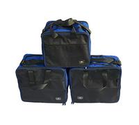 GREAT BIKERS GEAR Liner Set for BMW R1200GS Adventure GSA Aluminium Panniers - 3-Piece Motorcycle Touring Inner Bags (Blue-Black)