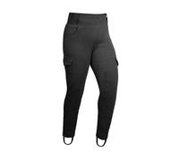 GREAT BIKERS GEAR -Women Motorcycle Leggings Motorbike Super Pants Ladies Protective with Removable CE Armour Black