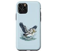 Great Blue Heron Catching Fish Wetlands Wildlife Case for iPhone 11 Pro