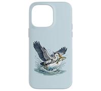 Great Blue Heron Catching Fish Wetlands Wildlife Case for iPhone 14 Pro Max