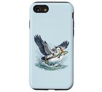 Great Blue Heron Catching Fish Wetlands Wildlife Case for iPhone SE (2020) / 7/8