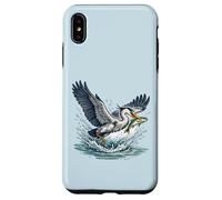 Great Blue Heron Catching Fish Wetlands Wildlife Case for iPhone XS Max