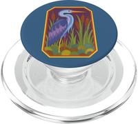 Great Blue Heron Michigan Lake Life Nature Wildlife PopSockets PopGrip for MagSafe