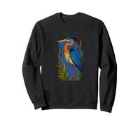 Great Blue Heron Michigan Lake Life Nature Wildlife Sweatshirt