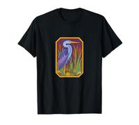 Great Blue Heron Michigan Lake Life Nature Wildlife T-Shirt
