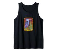 Great Blue Heron Michigan Lake Life Nature Wildlife Tank Top