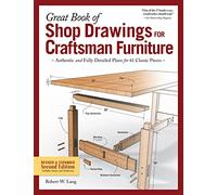 Great Book of Shop Drawings for Craftsman Furniture, Revised & Expanded Second Edition: Authentic and Fully Detailed Plans for 61 Classic Pieces (Fox Chapel Publishing) Complete Full-Perspective Views