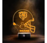 Great Branding Chicago Bears NFL LED Lamp Light Logo, Changing Mode with 6 Different Colours