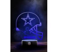 Great Branding Dallas Cowboys NFL LED Lamp Light Logo, Changing Mode with 6 Different Colours