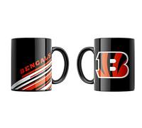 Great Branding Fan Mug with Team Name and Team Logo - Stripe Pattern - NFL American Football Teams