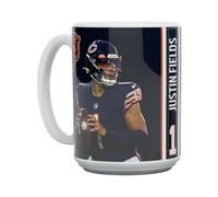 Great Branding Justin Fields Motion Chicago Bears NFL 15oz Mug