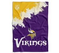 Great Branding NFL Minnesota Vikings Football Blanket Corner Throw Blanket