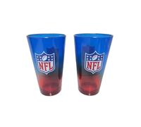 Great Branding NFL Shield Pint Glasses Glass Set of 2 475 ml