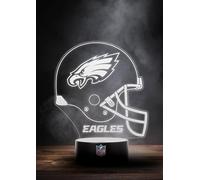 Great Branding Philadelphia Eagles NFL LED Lamp Light Logo Helmet Changing Mode with 6 Different Colours