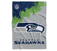 Great Branding Seattle Seahawks NFL Fleece Super-Soft Throw Brush Blank