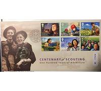 Great Britain 2007 Royal Mint Scouts 50p Coin + Stamps on First Day Cover, Gilwell Park, London E4 Postmark Mint Condition Scouts Children