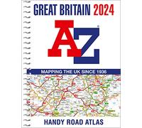 Great Britain A-Z Handy Road Atlas 2024 (A5 Spiral)
