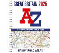 Great Britain A-Z Handy Road Atlas 2025 (A5 Spiral)