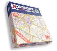 Great Britain A-Z Map of Birmingham 1000 Piece Jigsaw Puzzle Inc Street map