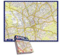 Great Britain A-Z Map of Croydon 1000 Piece Jigsaw Puzzle - Exclusive Street Map - Includes Guide Print & City Index - Nostalgic Gift Mapping Fun for Adults