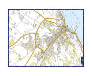 Great Britain A Z Map of Dover 1000 Piece Jigsaw Exclusive - Neutral