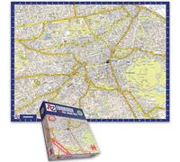 Great Britain A-Z Map of Edinburgh 1000 Piece Jigsaw Puzzle - Exclusive Street Map - Includes Guide Print & City Index - Nostalgic Gift Mapping Fun for Adults