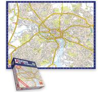 Great Britain A-Z Map of Ipswich 1000 Piece Jigsaw Puzzle - Exclusive Street Map - Includes Guide Print & City Index - Nostalgic Gift Mapping Fun for Adults