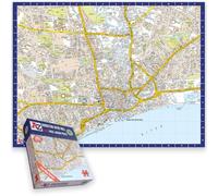 Great Britain A-Z Map of Kingston Upon Hull 1000 Piece Jigsaw Puzzle - Exclusive Street Map - Includes Guide Print & City Index - Nostalgic Gift Mapping Fun for Adults