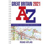 Great Britain A-Z Road Atlas 2021 (A4 Spiral)