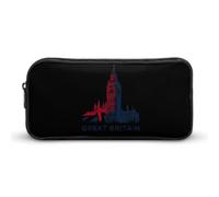 Great Britain Big Ben Funny Pencil Case Novelty Pen Holders Pens Pouch Makeup Organize Storage Bag