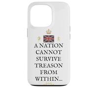 GREAT BRITAIN BRITISH PRIDE PATRIOT SUPPORTER TREASON WITHIN Case for iPhone 13 Pro